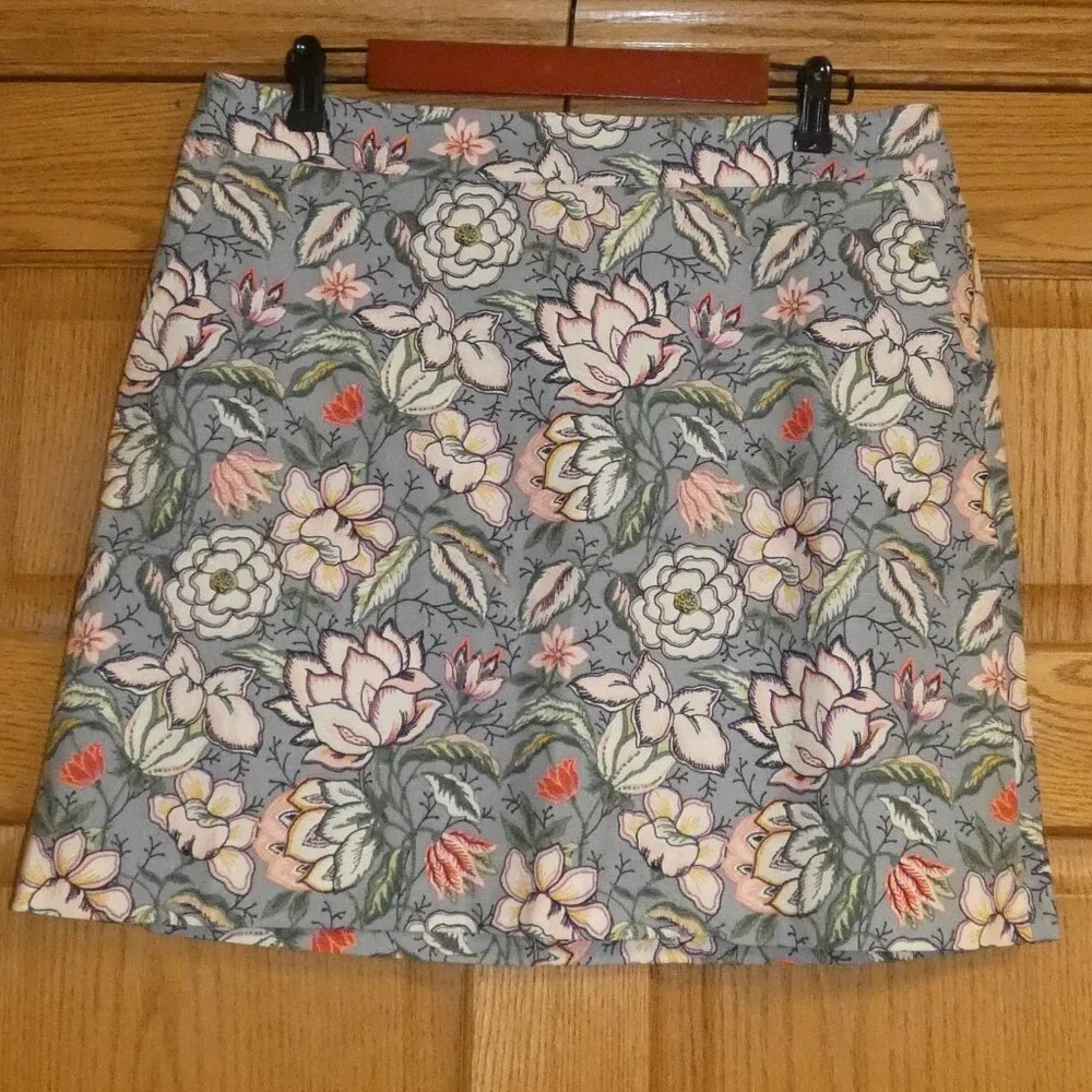 NWT Loft Floral Pocket Shift Skirt Size 12 - Picture 5 of 5